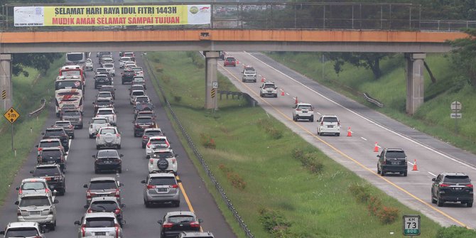 Update H-3 Lebaran 2023: Tol Jakarta-Cikampek Berlakukan Contraflow dan One Way