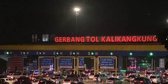 Urai Kemacetan, KM 414 GT Kalikangkung-KM 443 GT Bawen Diberlakukan One Way Malam Ini