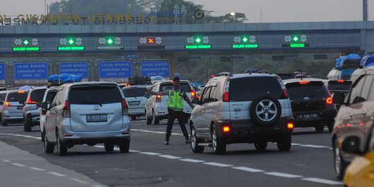 One Way Bakal Diterapkan dari Km 72 Tol Cikampek hingga Tol Kalikangkung