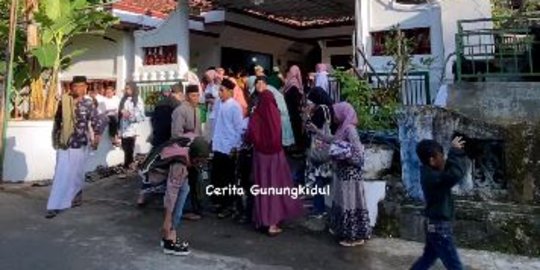 Momen Jemaah Aolia di Gunungkidul Rayakan Lebaran Lebih Awal, Tetap Jaga Kerukunan