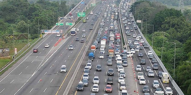 Catat buat Pemudik, Ini Titik Rawan Kemacetan Ruas Tol Jakarta-Cikampek