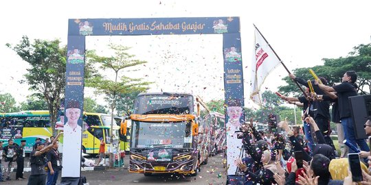 Gelar Mudikers 2023, Sahabat Ganjar Berangkatkan Ribuan Pemudik ke Jawa & Sumatera