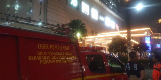 Kebakaran di Mal Senayan City Padam, Sumber Api dari Kabel Listrik di Tembok Restoran