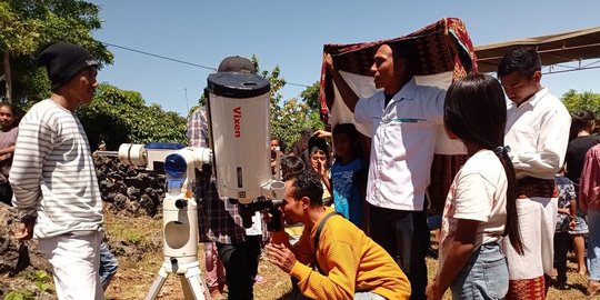 Menikmati Wisata Luar Angkasa ala SMK di Pulau Semau Kupang