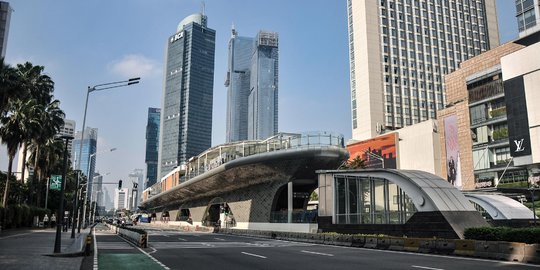 Sepinya Jalanan Jakarta Saat Ditinggal Warganya Mudik Lebaran