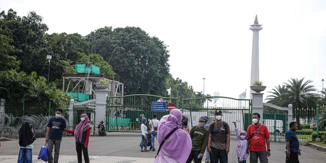 Monas Buka hingga Pukul 22.00 WIB, Pengunjung Lampaui 60.000 Orang