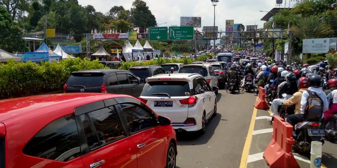 Jalur Puncak Kembali Diterapkan Satu Arah Menuju Jakarta