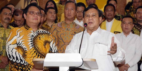 Membaca Pesan Politik Prabowo Temui Petinggi Golkar: Rangkul Airlangga Jadi Cawapres?