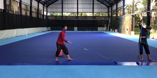 Potret Lapangan Tenis Pribadi Milik Raffi Ahmad yang Jadi Sorotan, Keren Banget