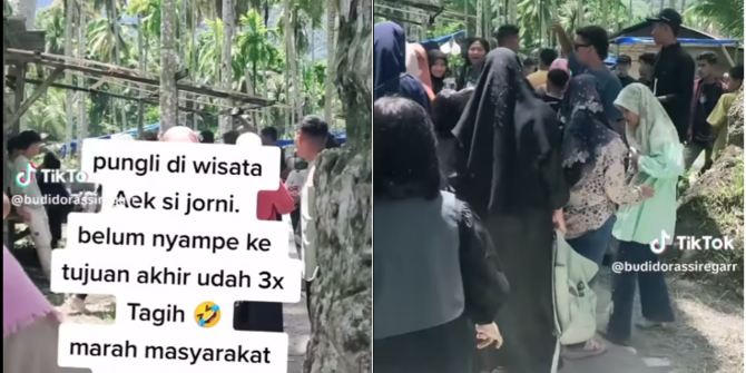 Viral Pungli di Objek Wisata Aek Sijorni, Pengunjung Dipaksa Bayar 3 Pos Sekaligus