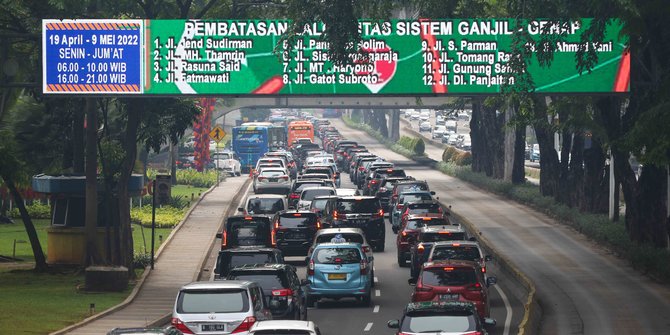 Ingat, Cuti Lebaran 2023 Usai & Ganjil Genap di Jakarta Kembali Diberlakukan Hari Ini