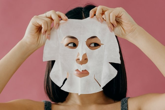 ilustrasi sheet mask