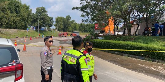 Semburan Api di Rest Area 86 Tol Cipali, Ini Penyebabnya