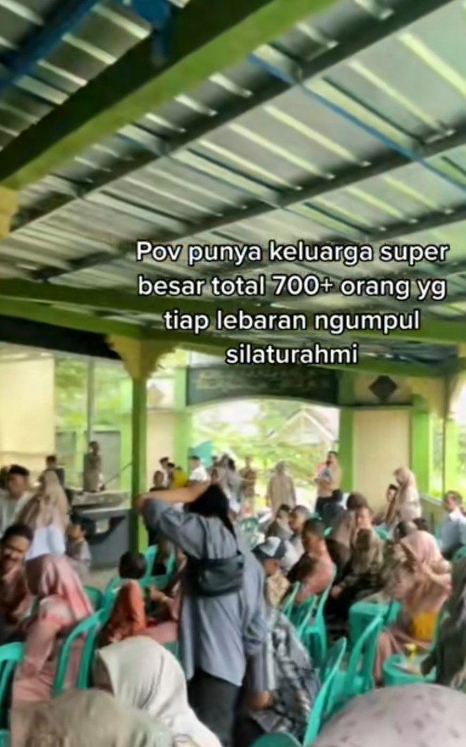 Sampai Pakai Presensi, Momen Halal Bihalal Keluarga Ini Dihadiri 700 ...