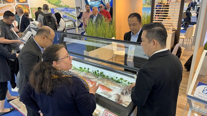 kkp dongkrak ekspor ke ue di seafood expo global