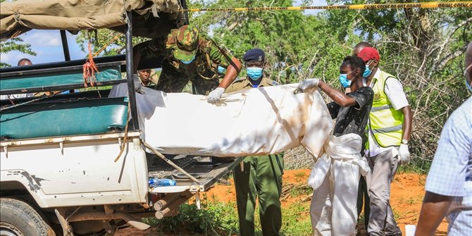 Korban Tewas Sekte Puasa Sampai Mati Jadi 95 Orang, 8 Jasad Anak-Anak Ditemukan