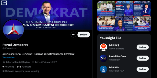 Akun Twitter Demokrat Tiap di-Follow Langsung Unfollow, Dilaporkan ke Elon Musk