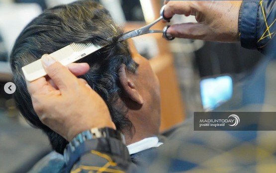 potong rambut gratis di barbershop kota madiun