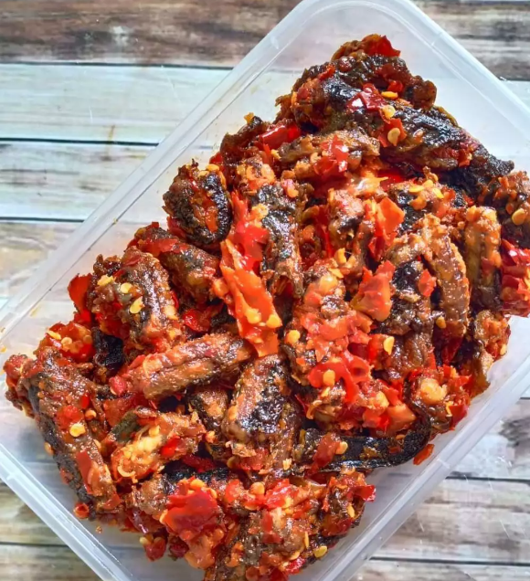 belut sambal balado