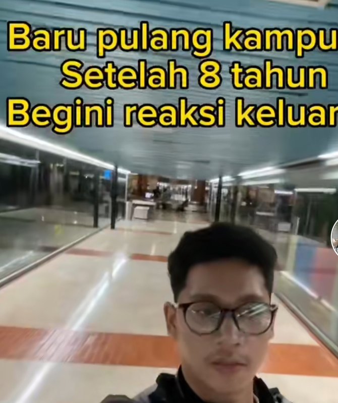 viral momen pria tak mudik selama 8 tahun keluarga nangis histeris