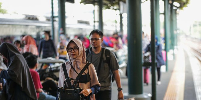 43.500 Pemudik Tiba di Jakarta Naik Kereta Api