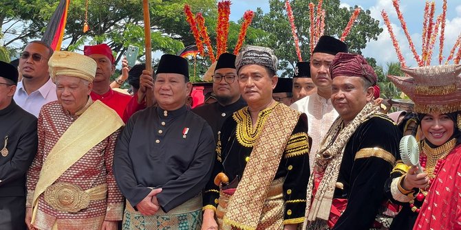 Prabowo Subiyanto dan Yusril Ihza Mahenda Hadir di Batusangkar Sumatera Barat