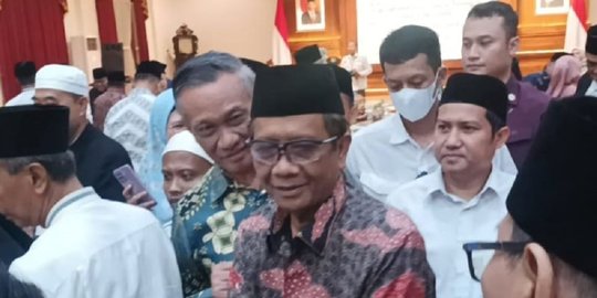 Mahfud Soal Jadi Kandidat Cawapres: Bolanya di Parpol, Belum Waktunya Masuk Arena