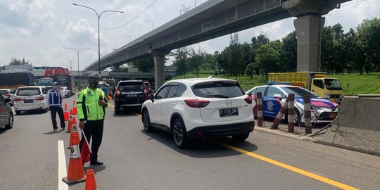 Jasa Marga Tutup Contraflow KM70-KM47 di Tol Japek Arah Jakarta