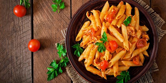 Resep Tomato Basil Penne Pasta Sederhana