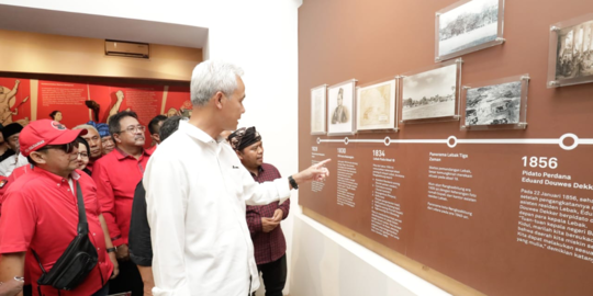 Kunjungi Museum Multatuli, Ganjar Ingatkan Pentingnya Menjaga Persatuan