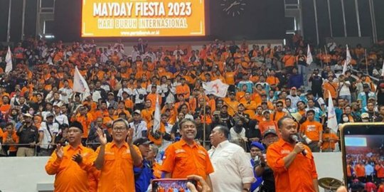 Bacapres Ganjar Pranowo & Anies Baswedan Absen Hadiri May Day Fiesta 2023 di Senayan