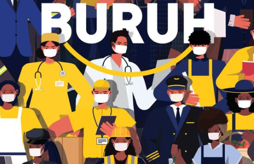 ilustrasi buruh