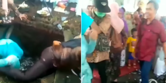 Dua Wanita Alami Kejadian Tak Diduga saat Kondangan, Netizen 'Sakit & Malu Bersamaan'