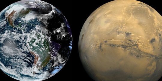 Fakta-fakta yang Perlu Diketahui tentang Perbedaan Bumi dan Mars