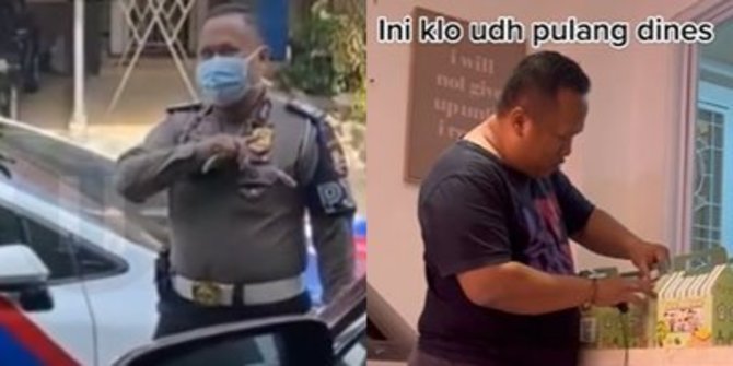 Sayang Istri, Polisi ini Jadi Tukang Kue Tiap Selesai Dinas Momennya Bikin Hati Leleh