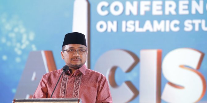 Buka AICIS 2023, Menag Yaqut Minta Fikih Hubungan Muslim dengan Non Muslim Dibahas