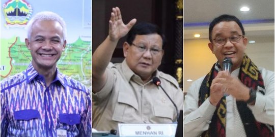Survei LSI: Prabowo Peringkat Satu Top of Mind, Kalahkan Ganjar dan Anies