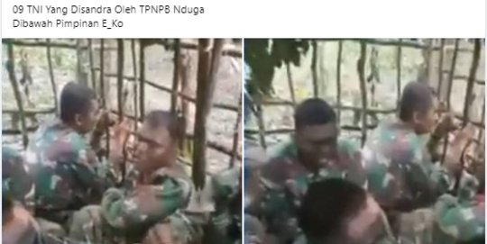 Hoaks TNI Disandera Tentara Pembebasan Nasional Papua Barat, Ini Fakta Sebenarnya