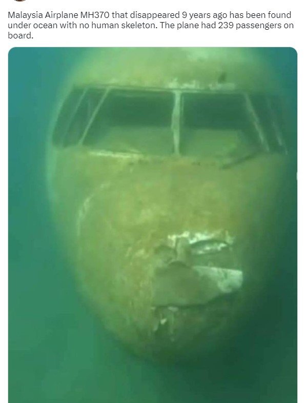 viral foto bangkai pesawat mh370 sudah ditemukan cek fakta sebenarnya