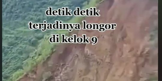 CEK FAKTA: Hoaks Video Longsor di Kelok 9 Sumbar