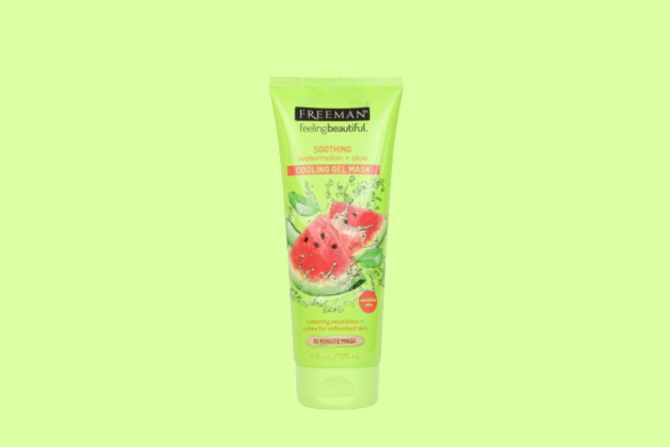 freeman feeling beautiful soothing watermelon aloe cooling gel mask