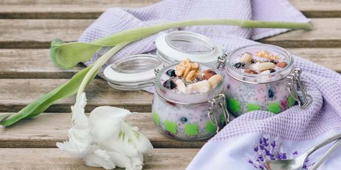 Resep Taro Milk Chia Pudding, Segar dan Rendah Kalori untuk Dessert di Cuaca Panas