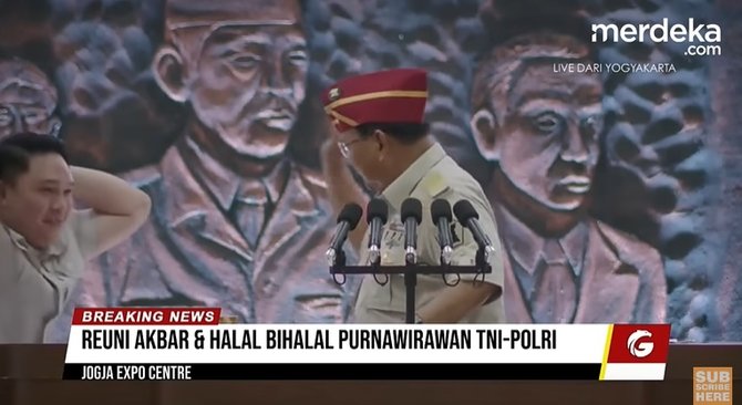 pidato berapi api cangkir kopi kosong prabowo suruh panitia squat jump di panggung