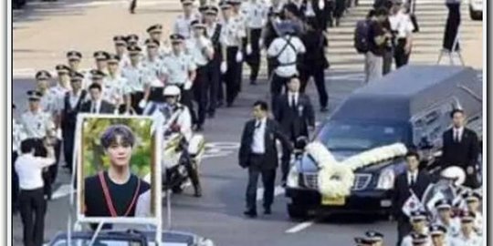 Viral Foto Prosesi Pemakaman Boyband KPOP Moonbin, Ini Faktanya