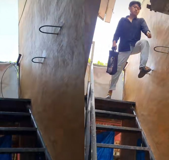 viral aksi driver ojol antar makanan taruhan nyawa