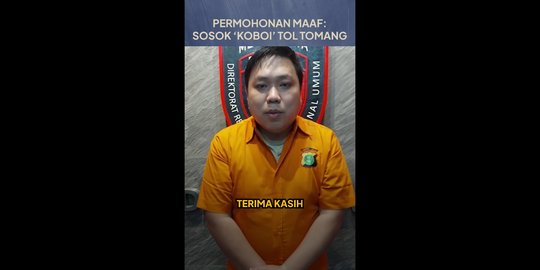 Garang di Jalanan Tomang, Begini Ekspresi David 'Koboi' Saat Minta Maaf