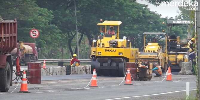 CEK LOKASI: Sebagian Ruas Tol Cipali Diperlebar, Area Rumput Berubah jadi Aspal