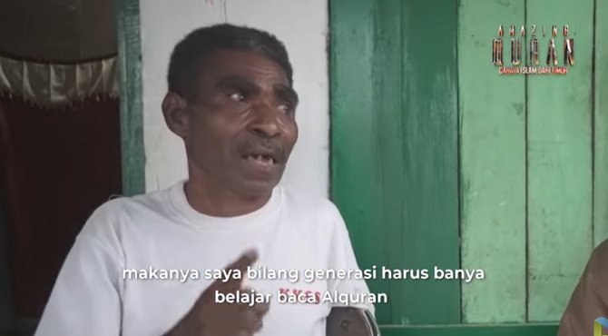 belajar sejak dini kepala suku kokoda sorong gerakan orangtua untuk baca al quran