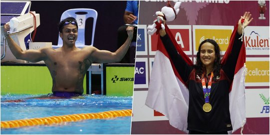 Perenang Indonesia I Gede Siman dan Masniari Wolf Kompak Sikat Emas di SEA Games 2023