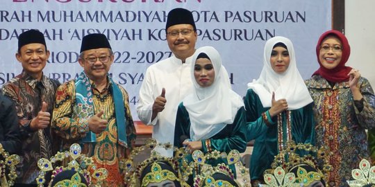 Wali kota Pasuruan Hadiri Pengukuhan PD Muhammadiyah dan Aisyiyah Kota Pasuruan